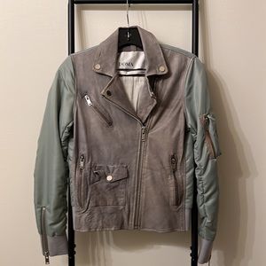 Doma leather bomber jacket Sz: small NWOT